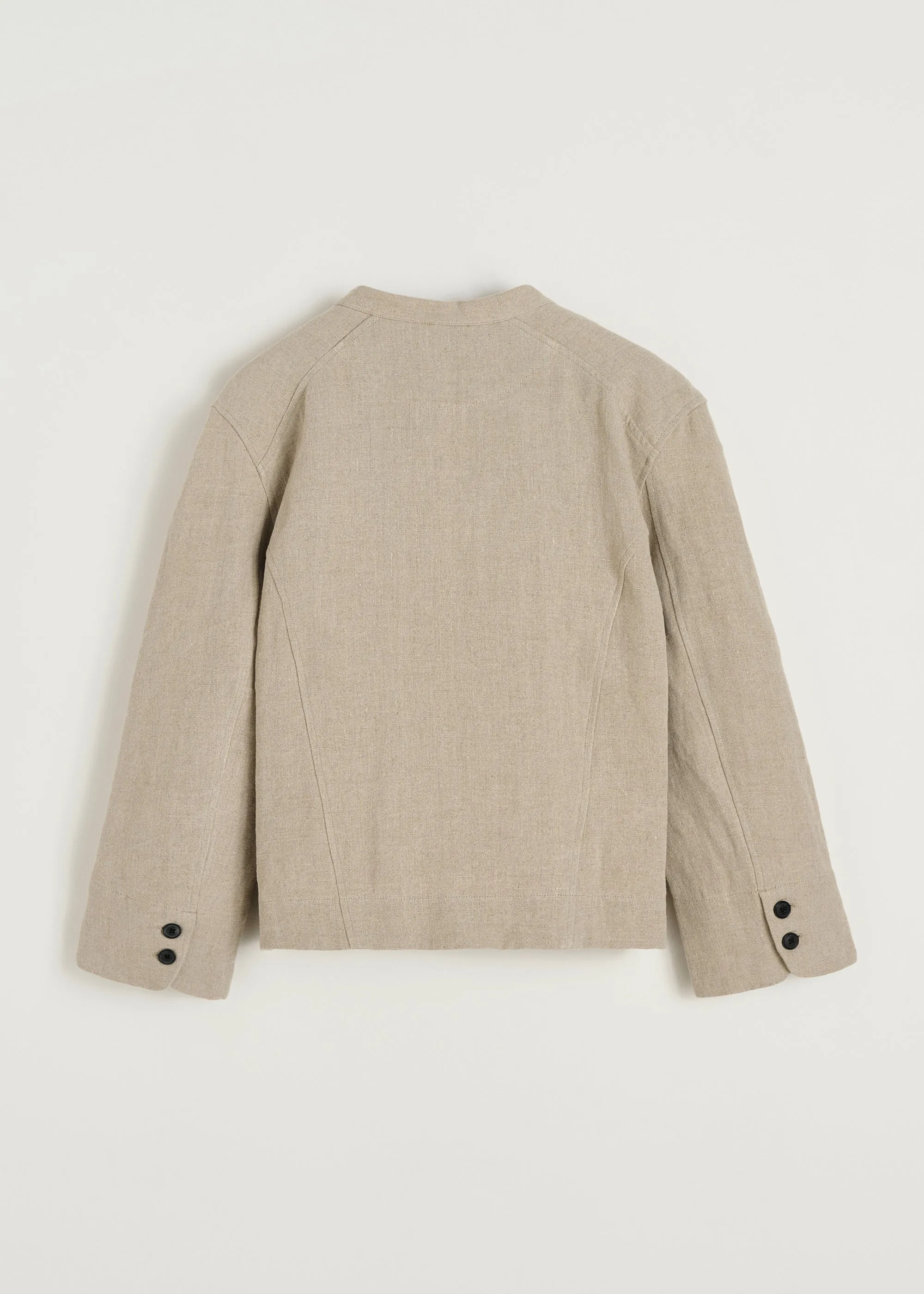 Angela jacket heavy linen | Pure Natural sold by aiayu product image thumbnail 3