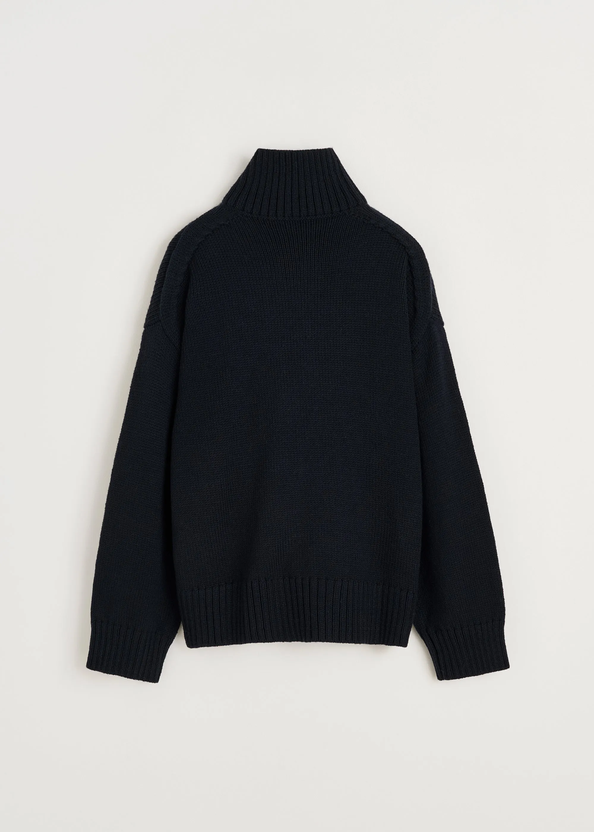 Farah sweater – highland wool | Black Navy sold by aiayu product image thumbnail 2