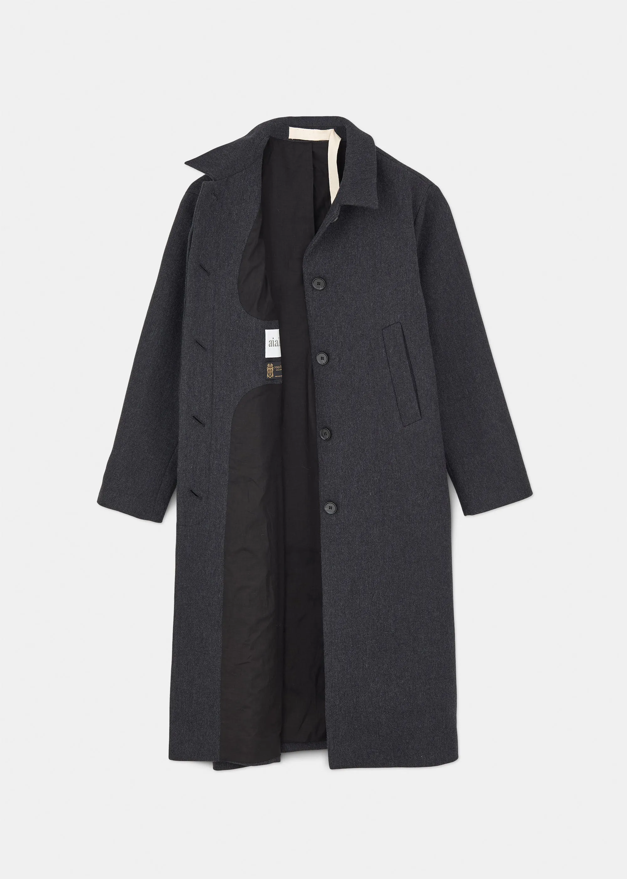 Noah coat – wool | Stormy sold by aiayu product image thumbnail 4