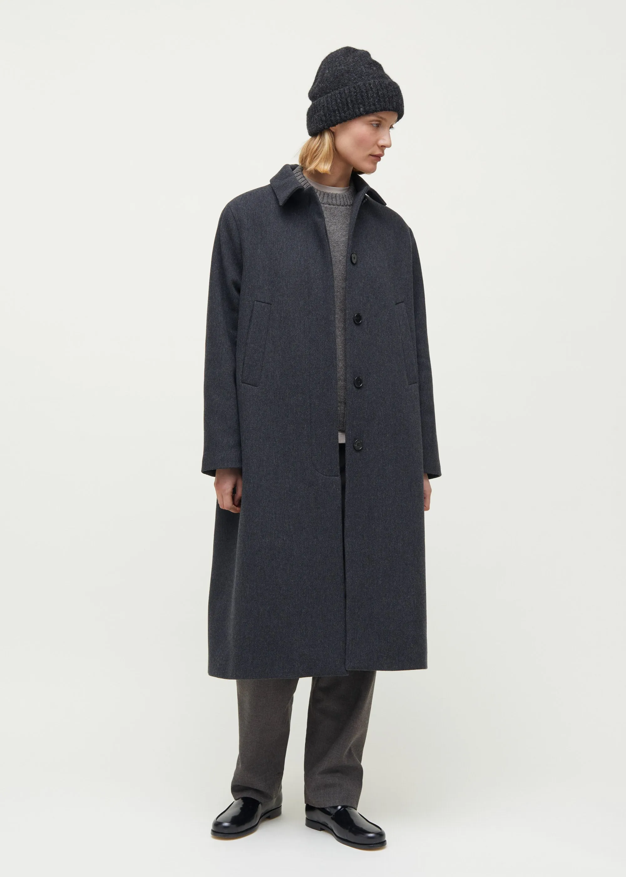 Noah coat – wool | Stormy sold by aiayu product image thumbnail 2