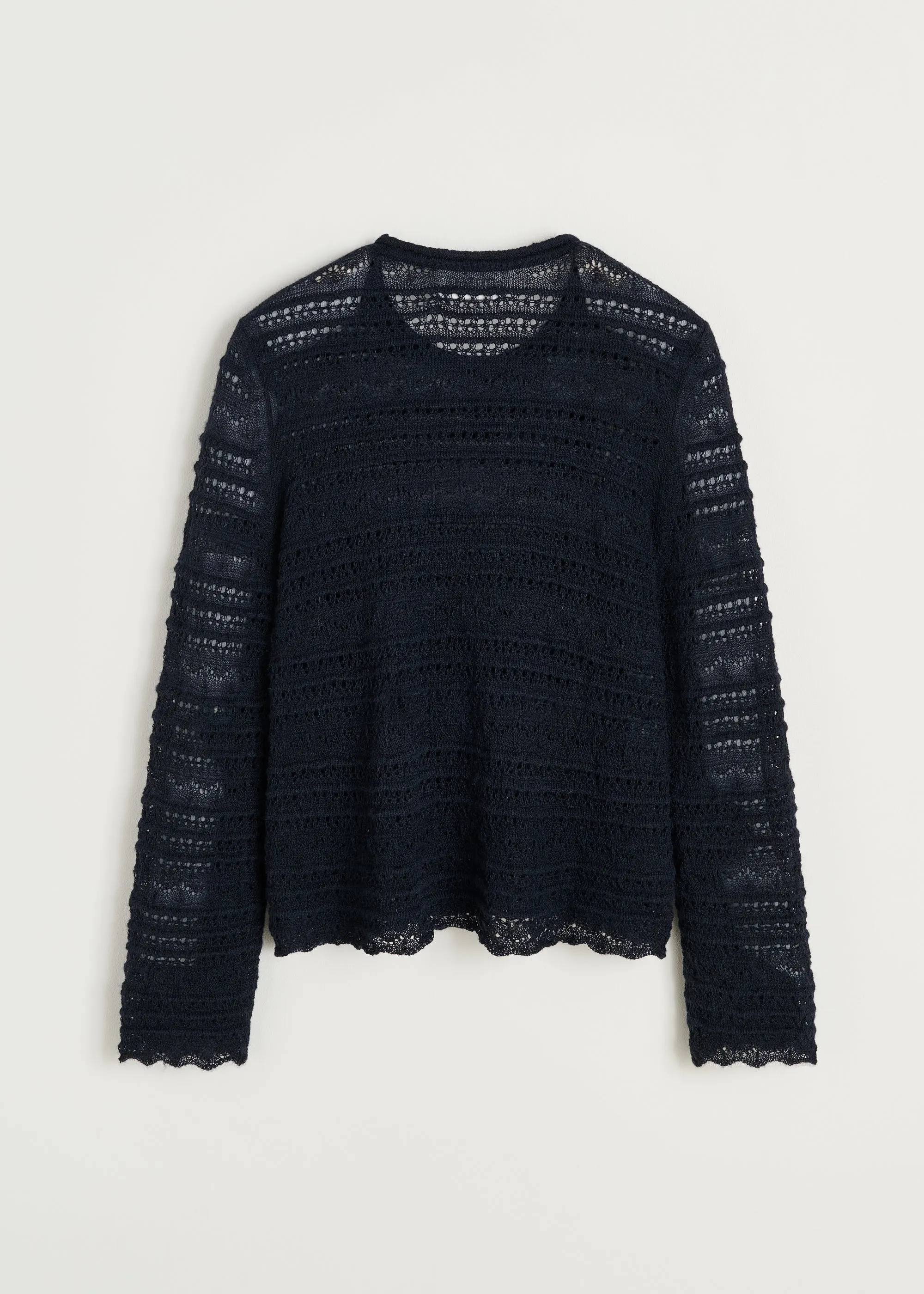 Ramon blouse – llama | Black Navy sold by aiayu product image thumbnail 3