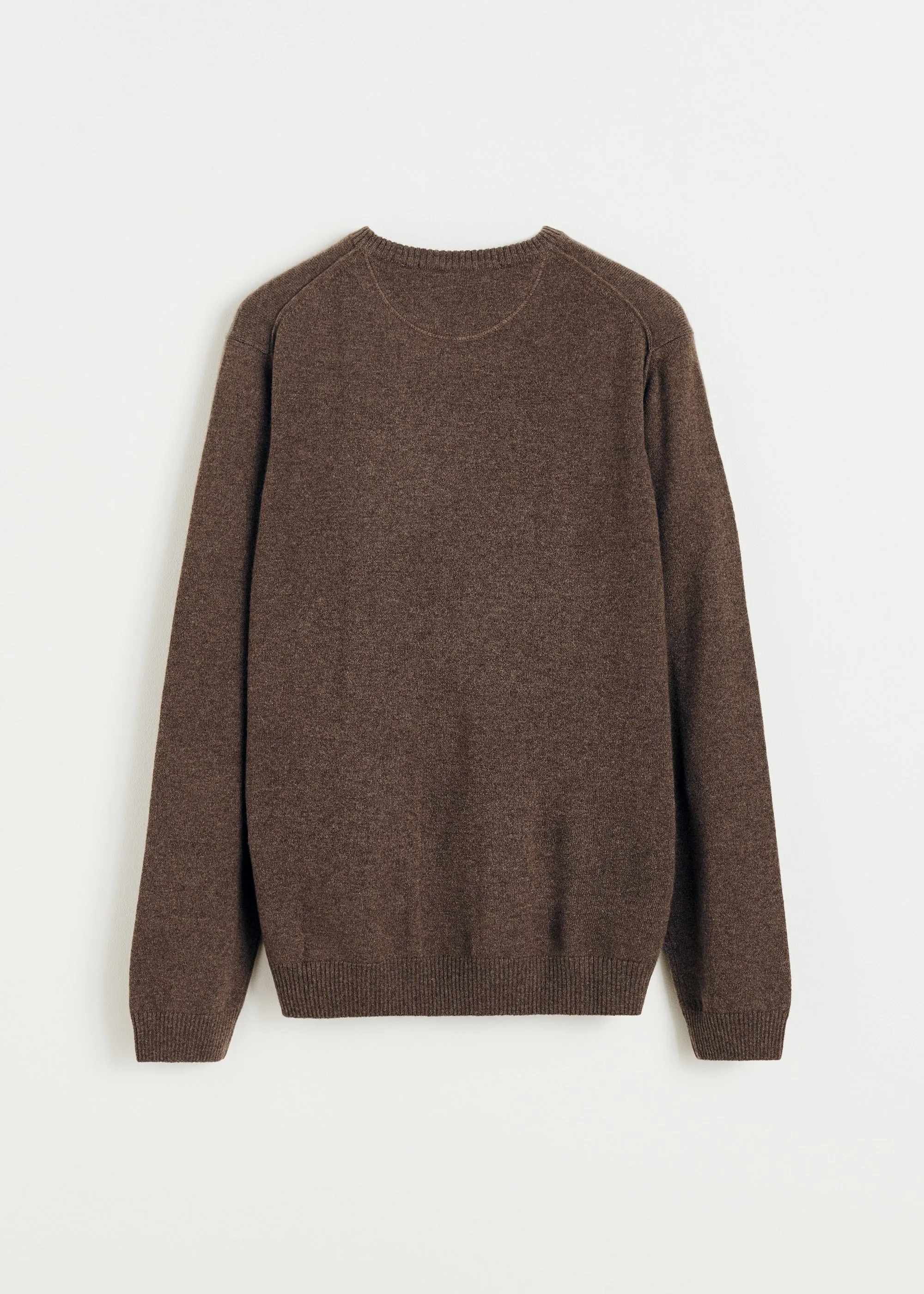 Leonardo sweater – cashmere | Pure Dark Brown sold by aiayu product image thumbnail 2
