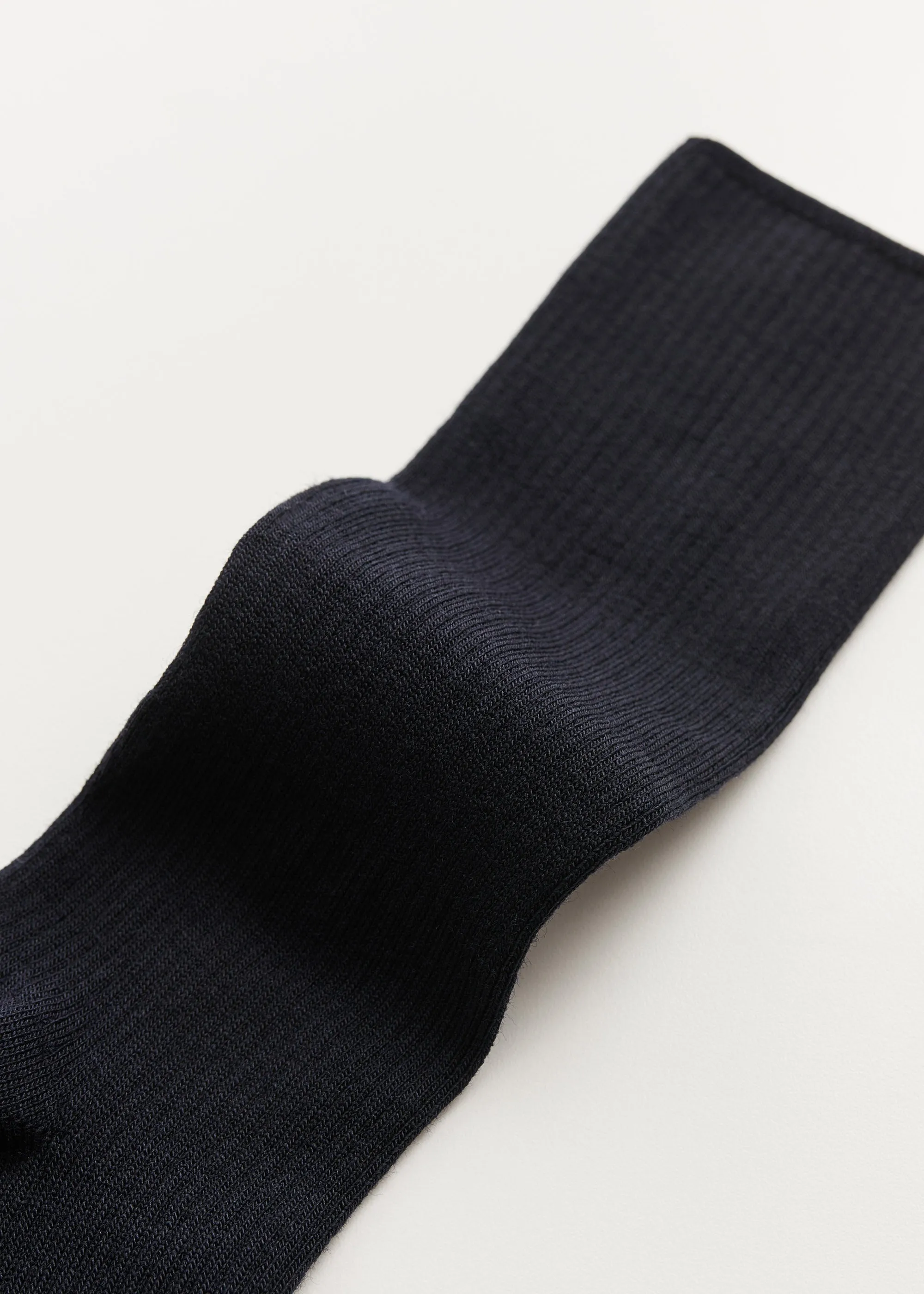 Wool rib socks | Navy sold by aiayu product image thumbnail 3