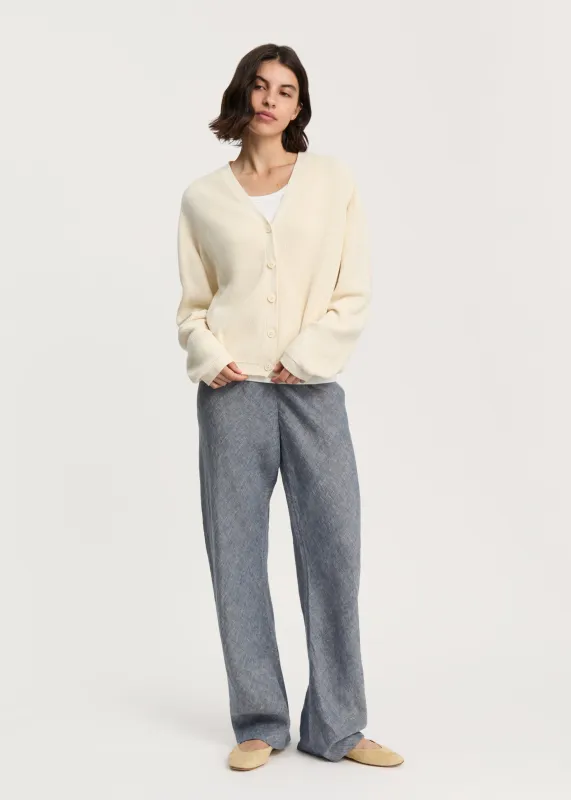 Vada cardigan | Pure Ecru made by aiayu