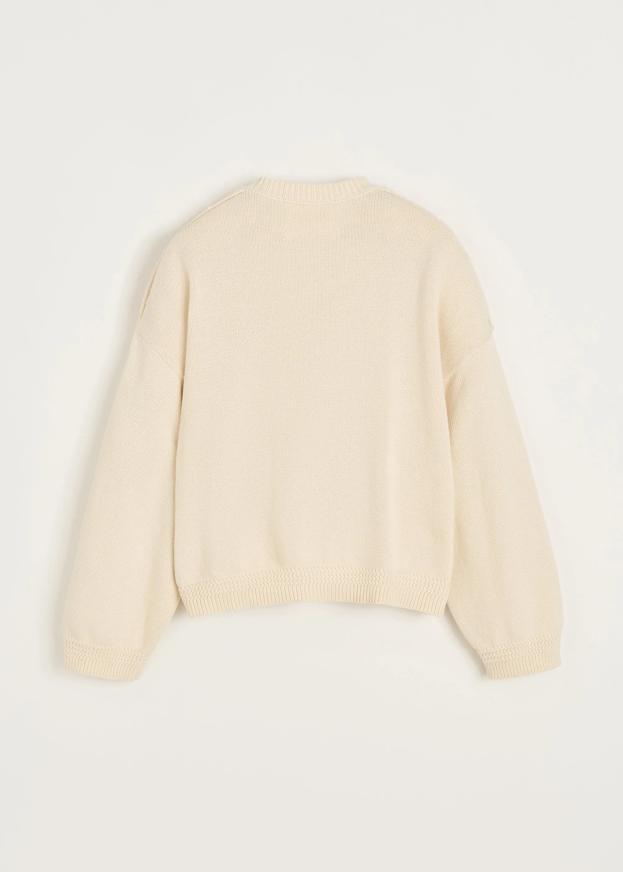 Cobe cotton cardigan | Pure Ecru sold by aiayu product image thumbnail 4