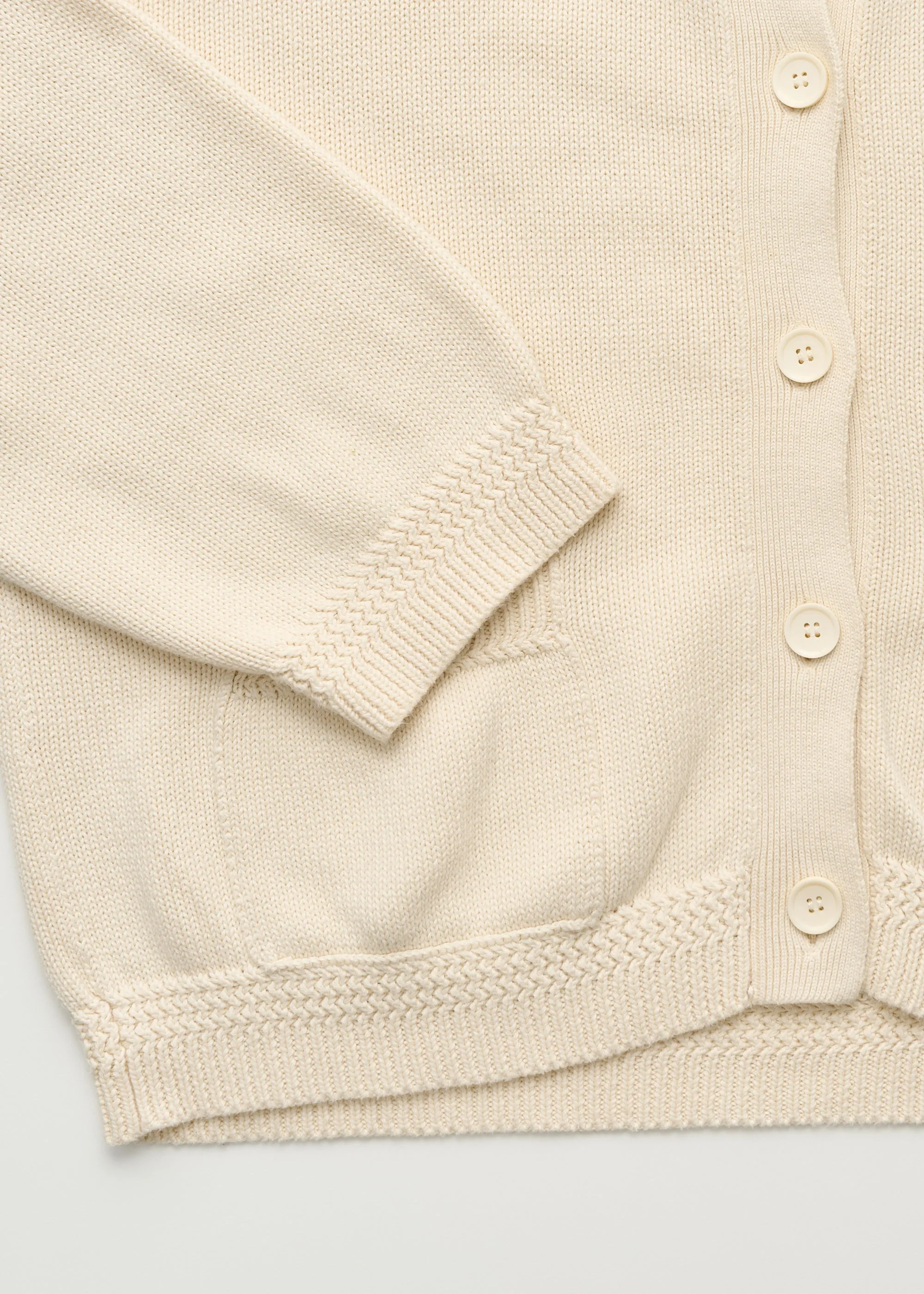 Cobe cotton cardigan | Pure Ecru sold by aiayu product image thumbnail 5