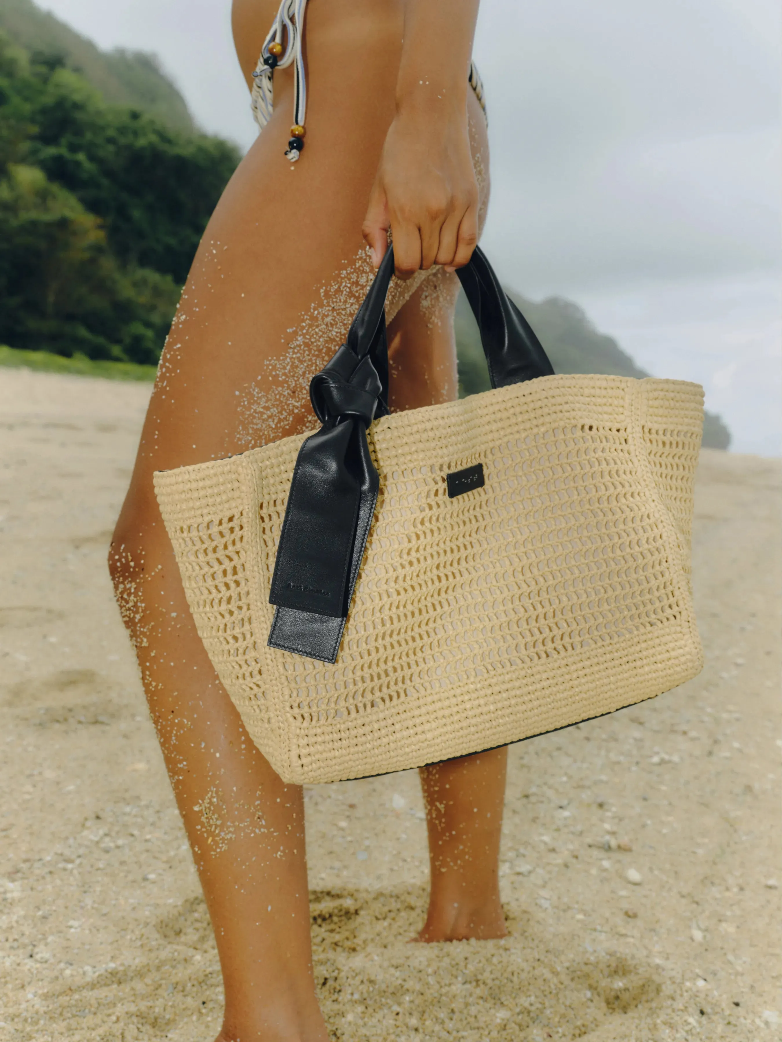 Capture Raffia Tote Bag sold by Aest Studios product image thumbnail 5