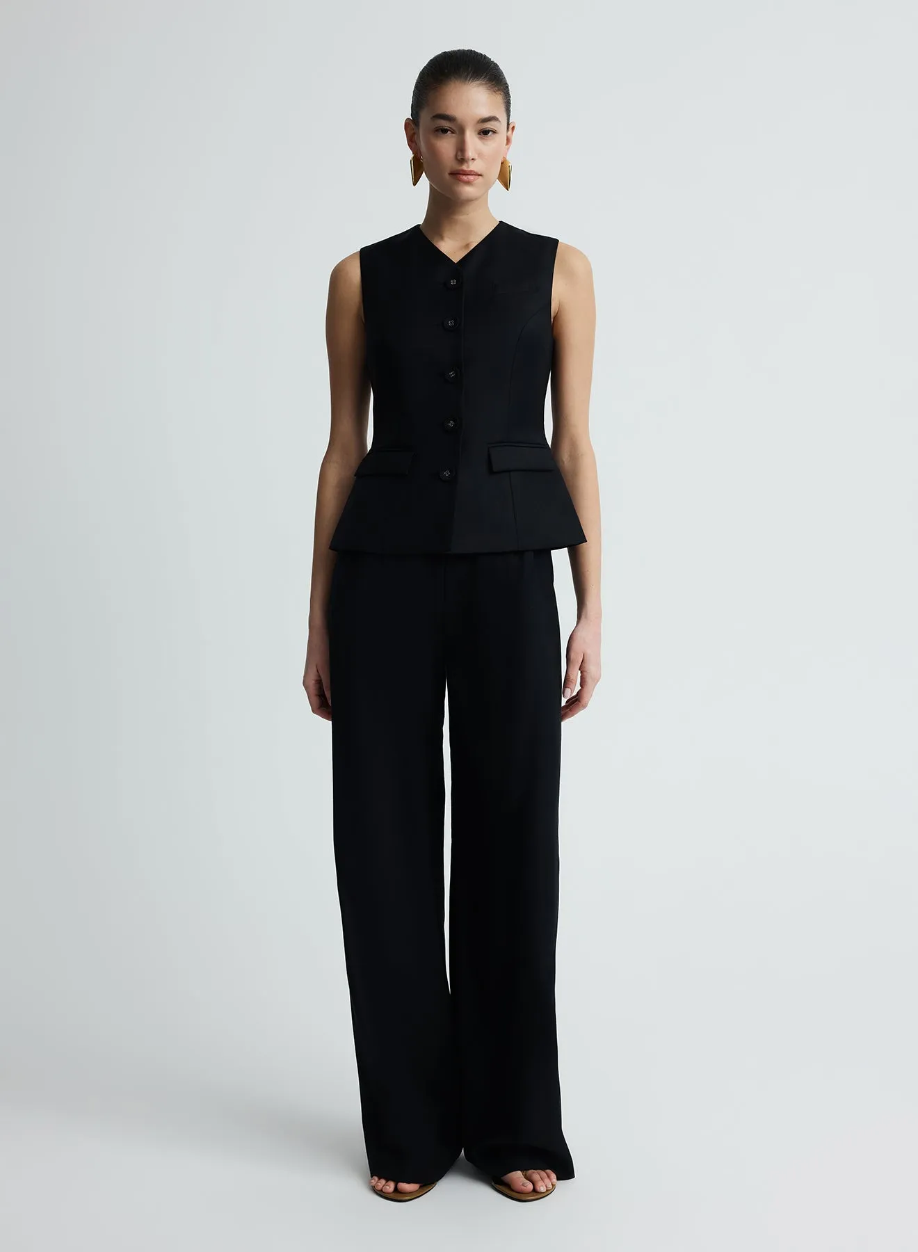 KENDALL TOP (BLACK WOOL) sold by ANNA QUAN product image thumbnail 2