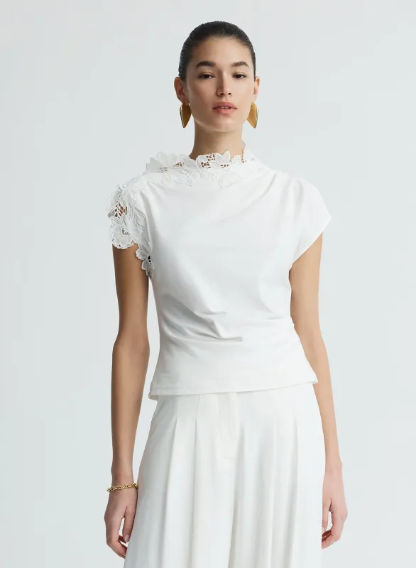 NELLY TSHIRT (WHITE JERSEY) sold by ANNA QUAN