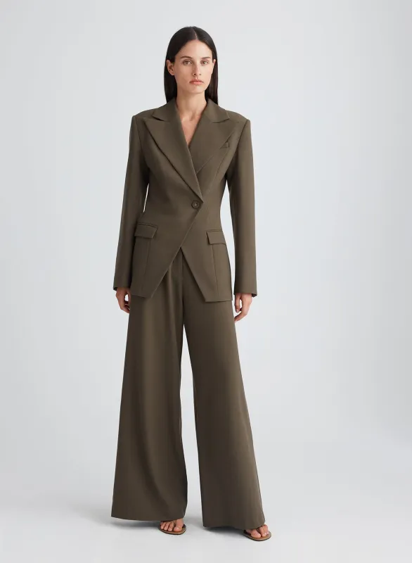 MERLE BLAZER (KHAKI) made by ANNA QUAN