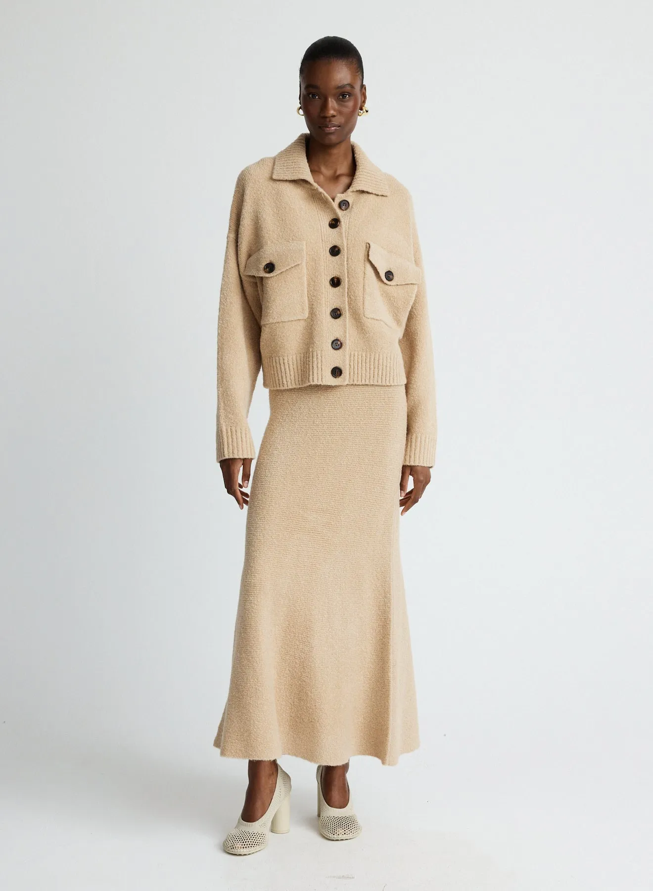 CAMPBELL SKIRT (CAMEL) sold by ANNA QUAN product image thumbnail 4