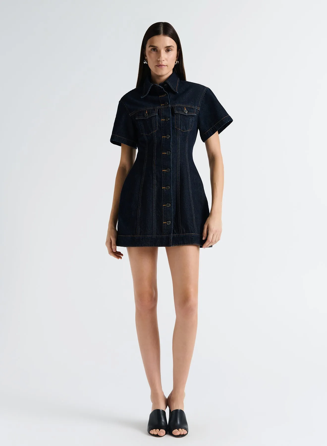 OLLIE DRESS (DARK INDIGO) sold by ANNA QUAN product image thumbnail 2