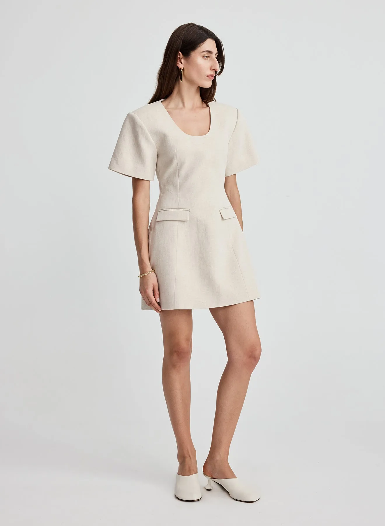 HAYDEN DRESS (CLOUD) sold by ANNA QUAN product image thumbnail 3