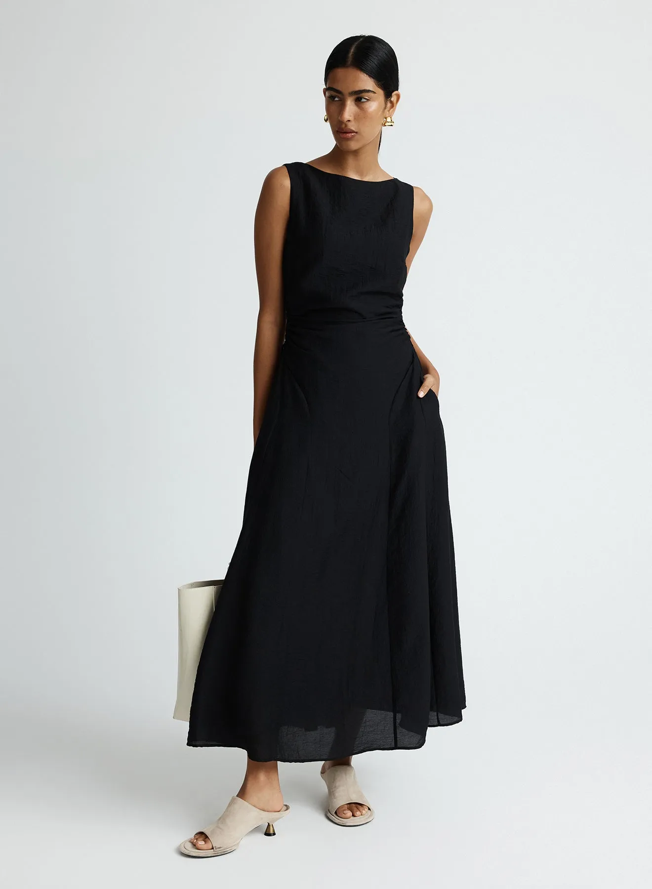 MAI DRESS (BLACK LYOCELL) sold by ANNA QUAN product image thumbnail 2