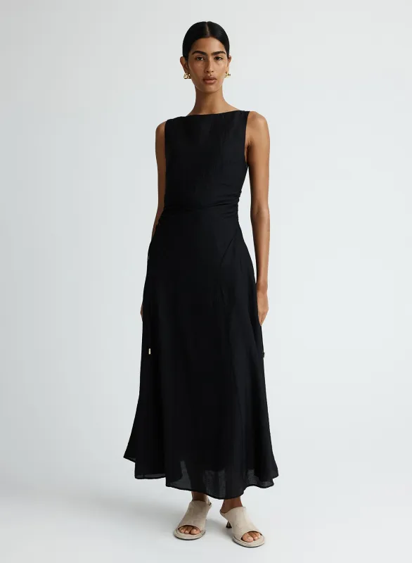 MAI DRESS (BLACK LYOCELL) made by ANNA QUAN