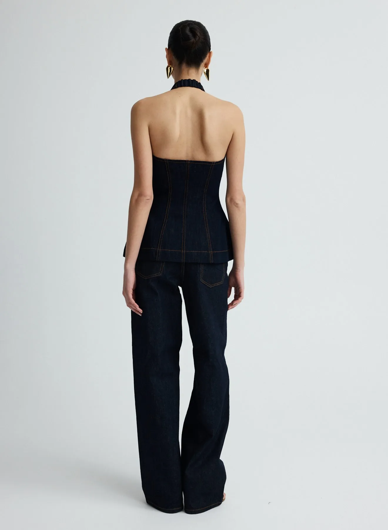 RHEA TOP (DARK INDIGO) sold by ANNA QUAN product image thumbnail 5