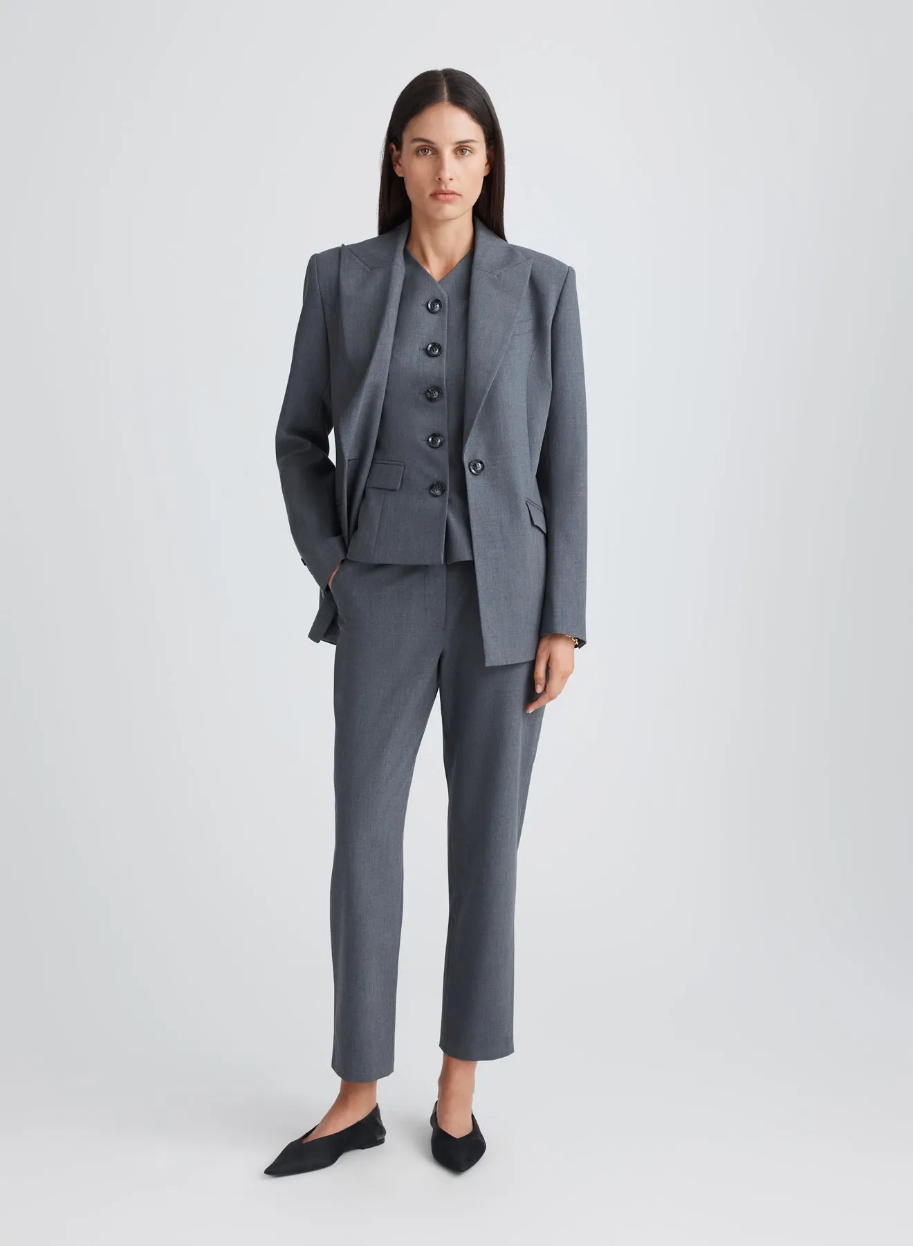 WILLOW BLAZER (GREY) sold by ANNA QUAN product image thumbnail 5