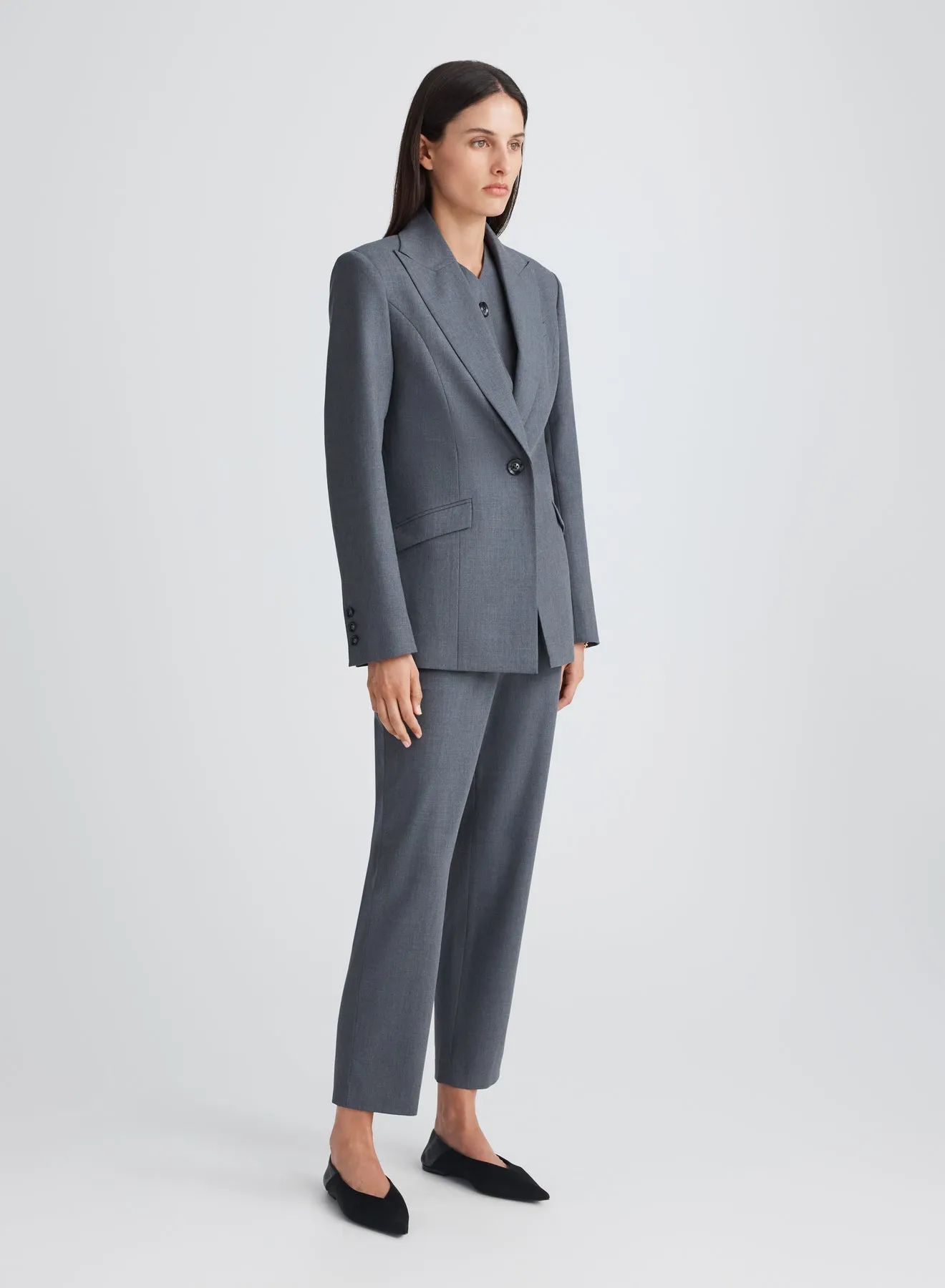 WILLOW BLAZER (GREY) sold by ANNA QUAN product image thumbnail 3