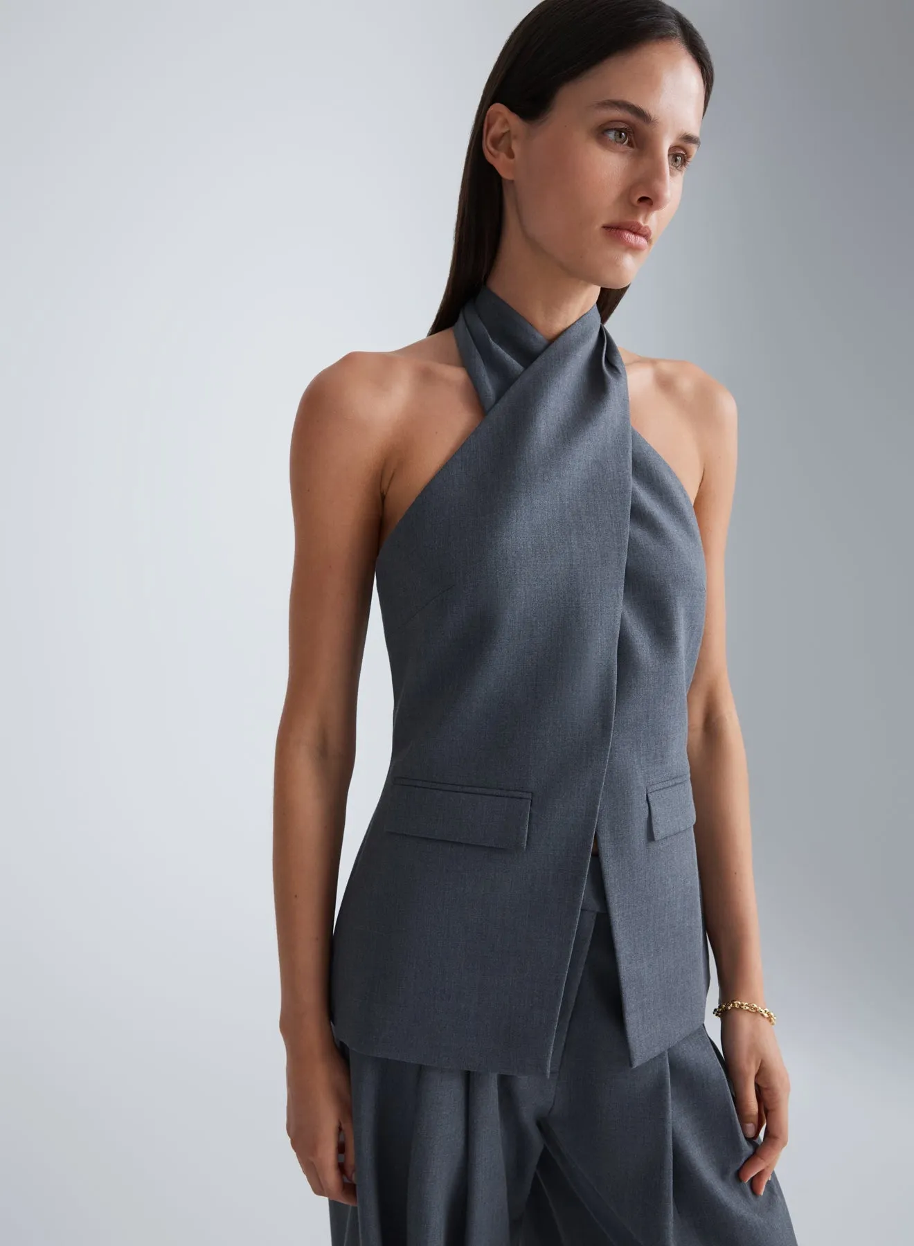 CAMRYN TOP (GREY) sold by ANNA QUAN product image thumbnail 2