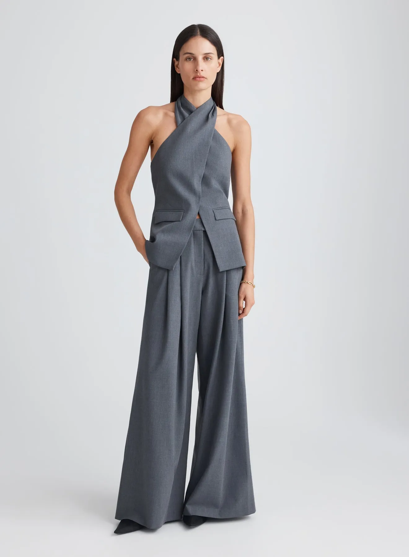 CAMRYN TOP (GREY) sold by ANNA QUAN product image thumbnail 3