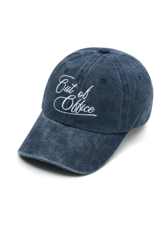OUT OF OFFICE CAP (BLUE) made by ANNA QUAN