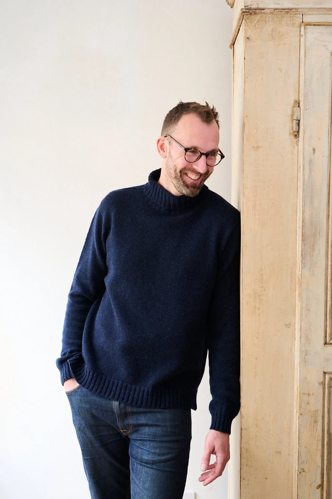 Men's Roll Neck Cashmere Mix Jumper sold by Freight HHG product image thumbnail 2