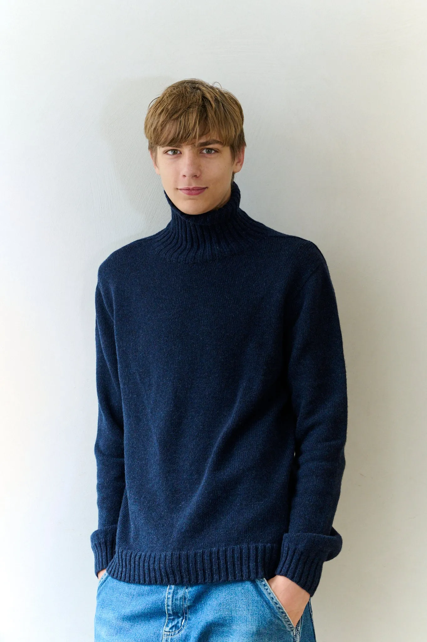 Men's Roll Neck Cashmere Mix Jumper sold by Freight HHG product image thumbnail 4