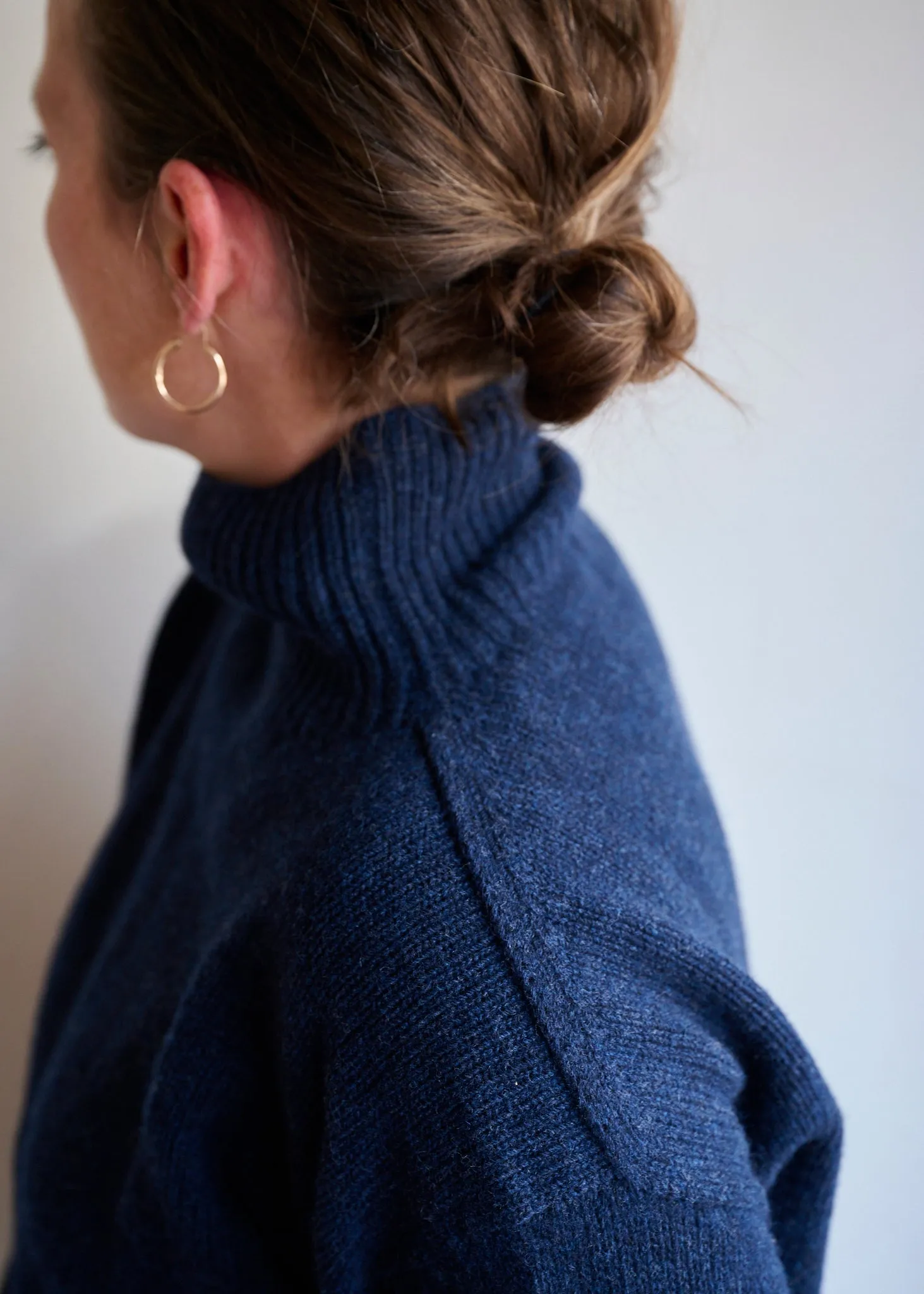 Womens drop shoulder roll neck long sleeve jumper sold by Freight HHG product image thumbnail 3