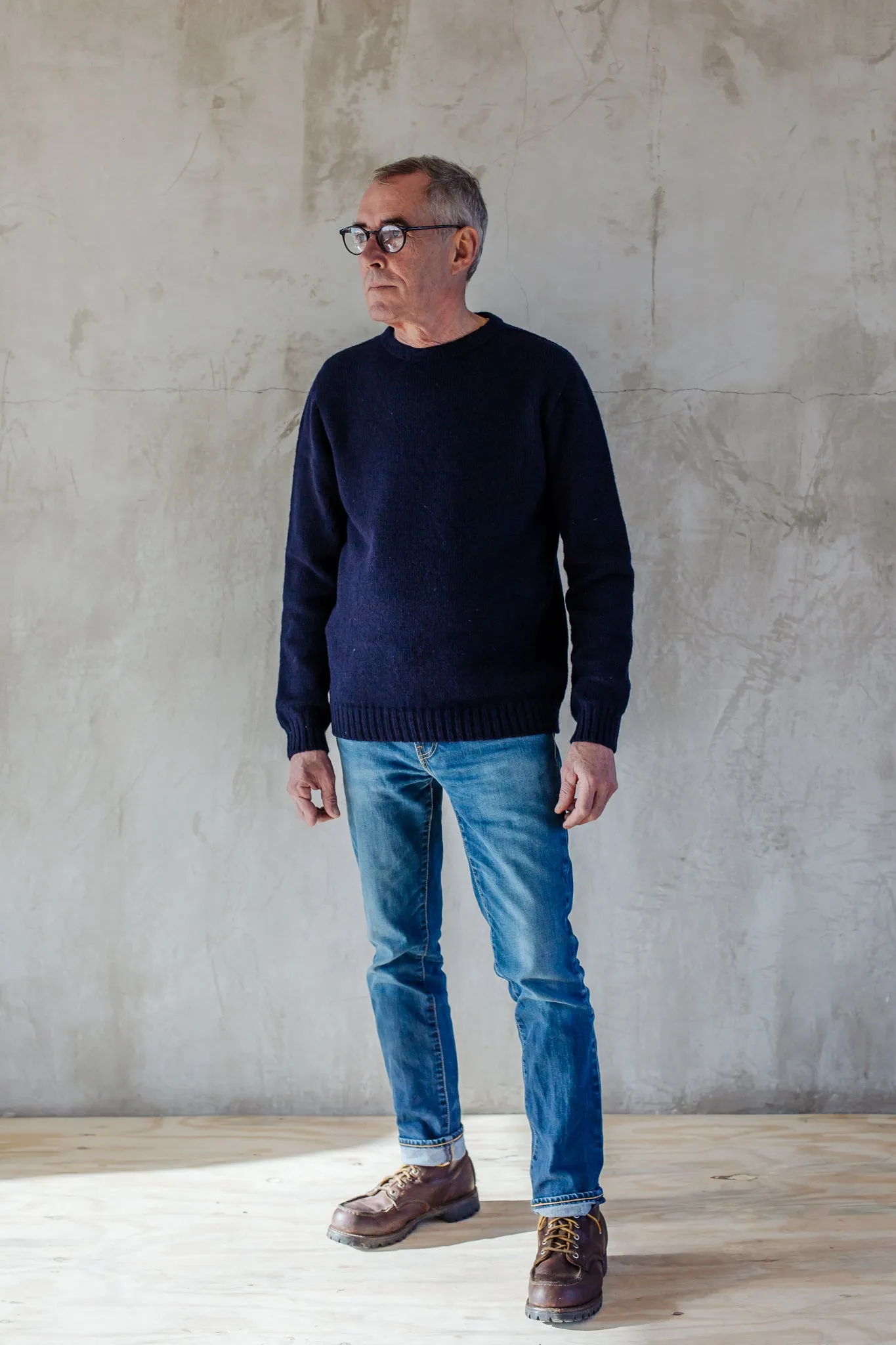 Men's Crew Neck Lambswool Plain Knit Jumper sold by Freight HHG product image thumbnail 5