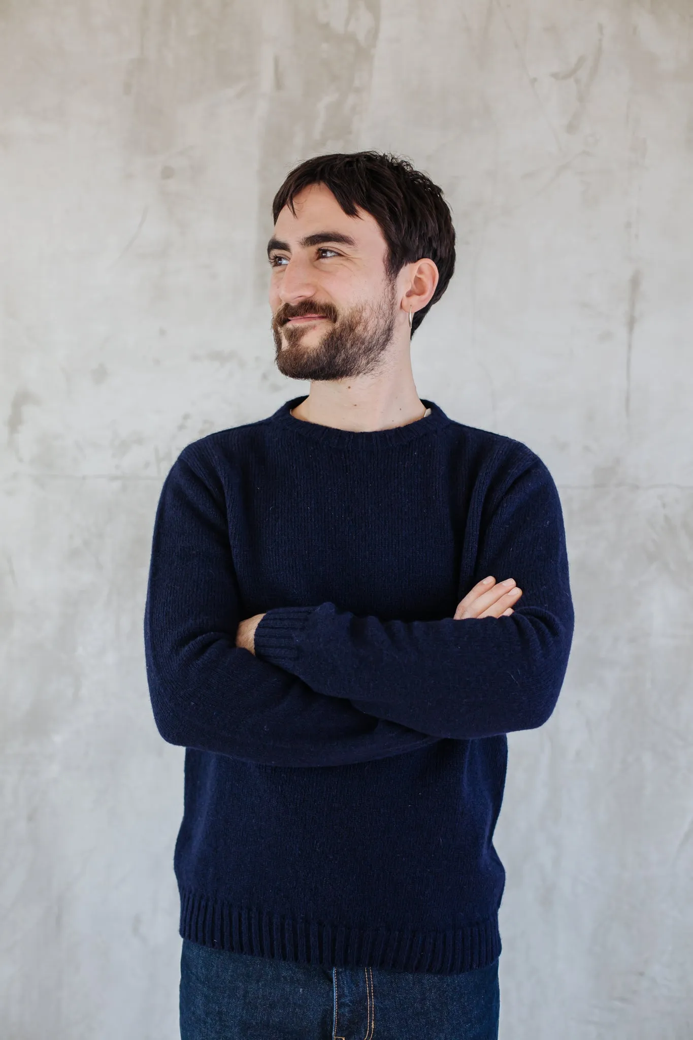Men's Crew Neck Lambswool Plain Knit Jumper sold by Freight HHG product image thumbnail 3