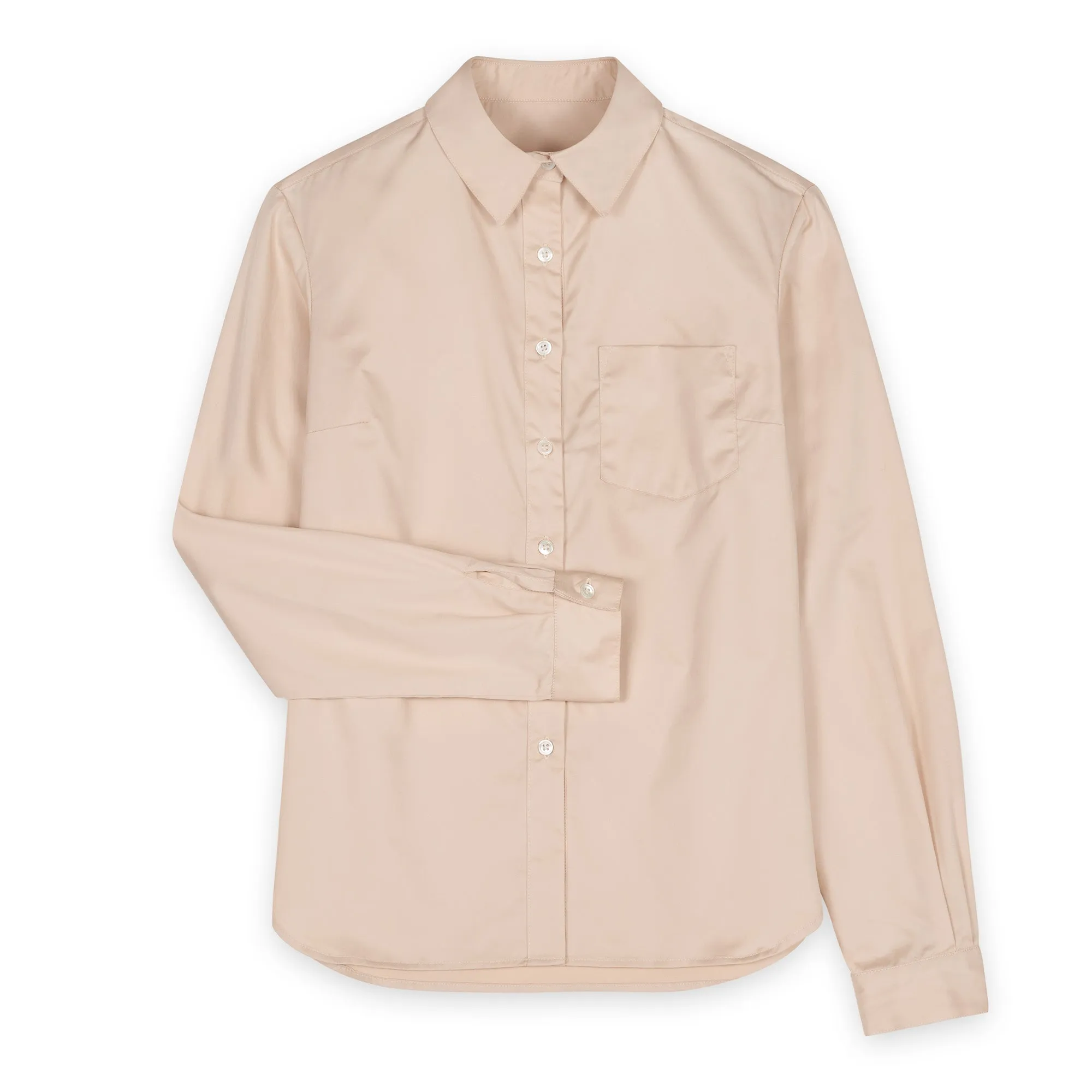 Womens Cotton Shirt in Shell Pink sold by Freight HHG product image thumbnail 3