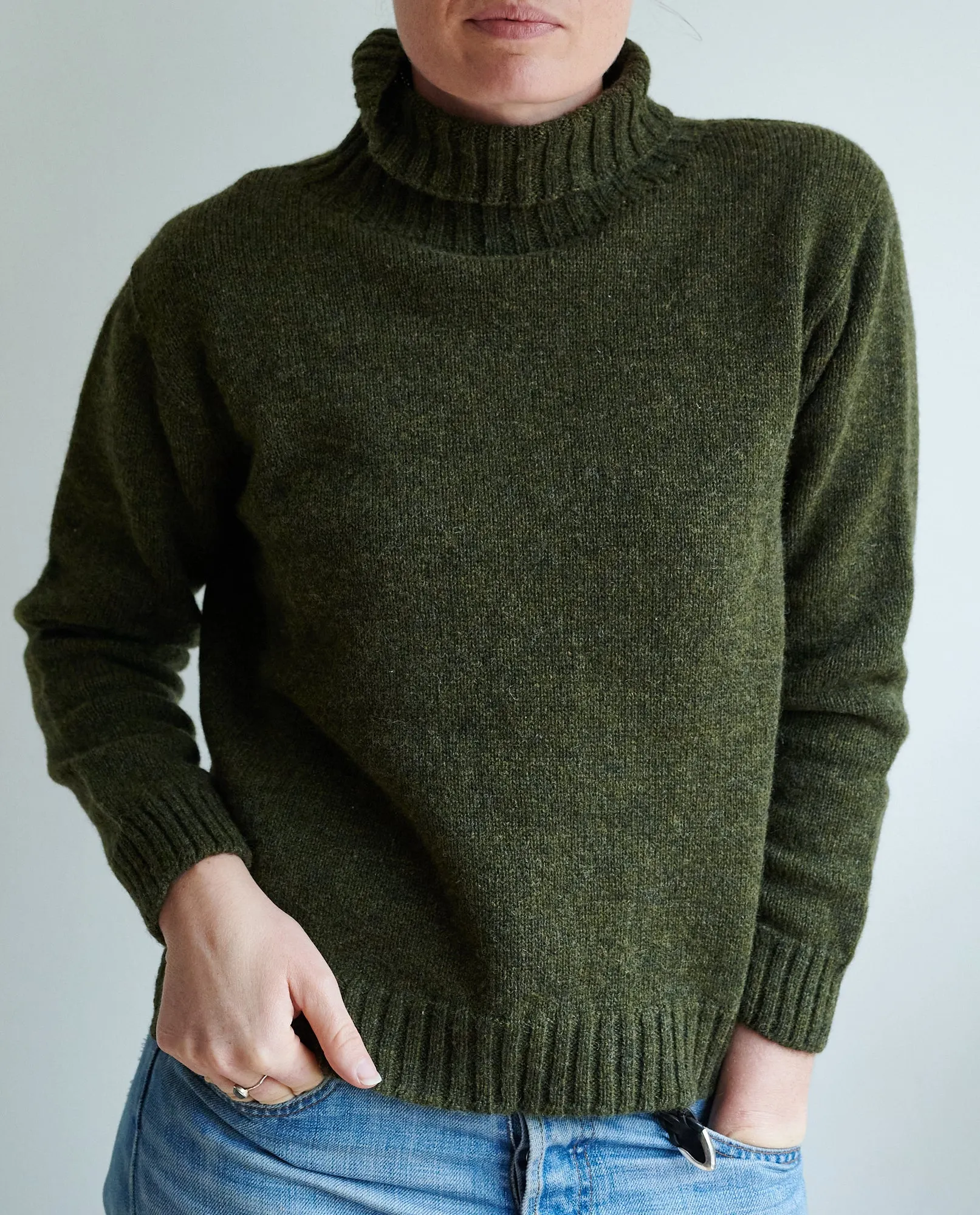 Women's Wool Cashmere Mix Plain Knit Jumper sold by Freight HHG product image thumbnail 3