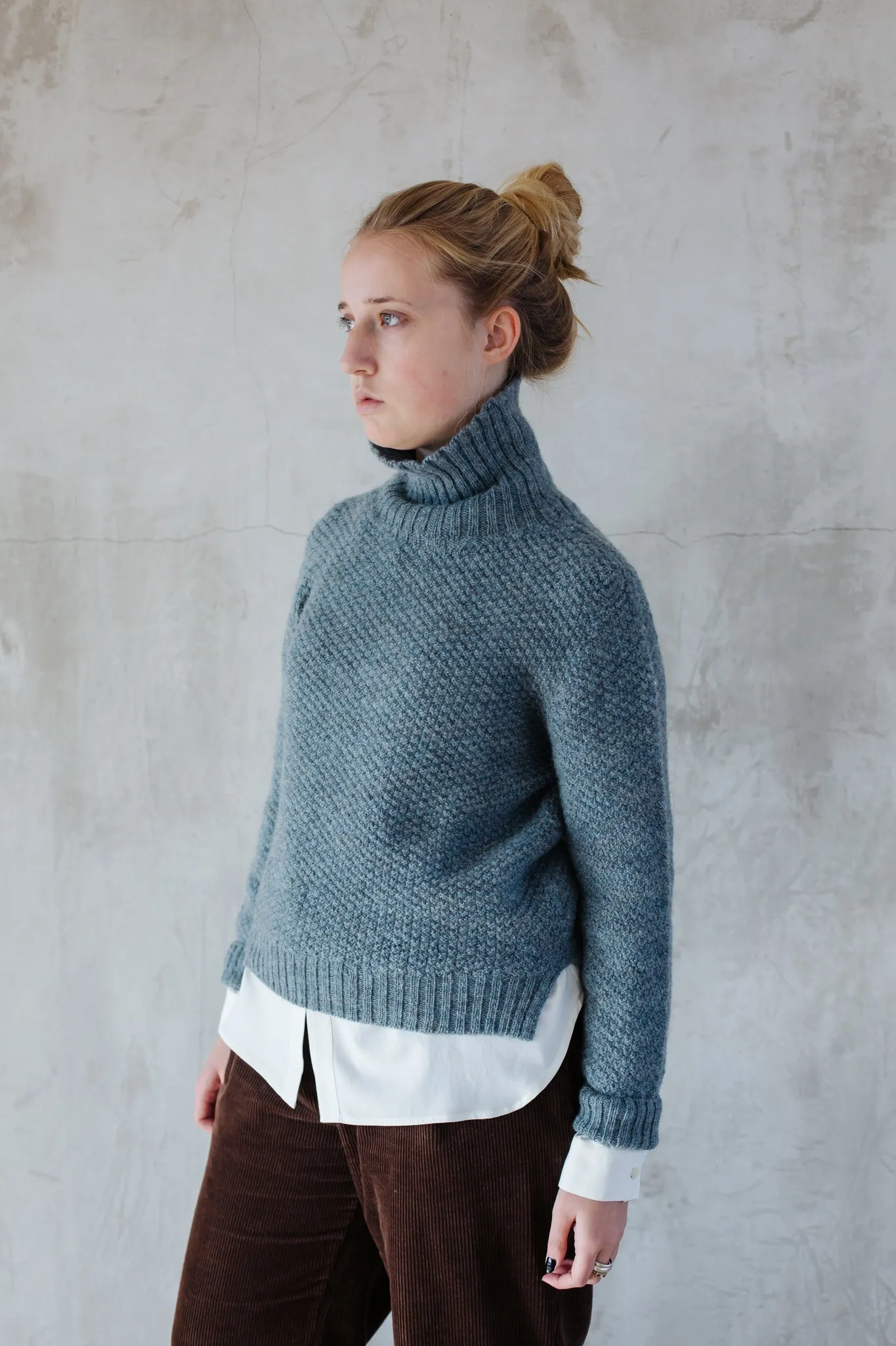 Women's Moss Stitch Lambswool Jumper sold by Freight HHG product image thumbnail 3