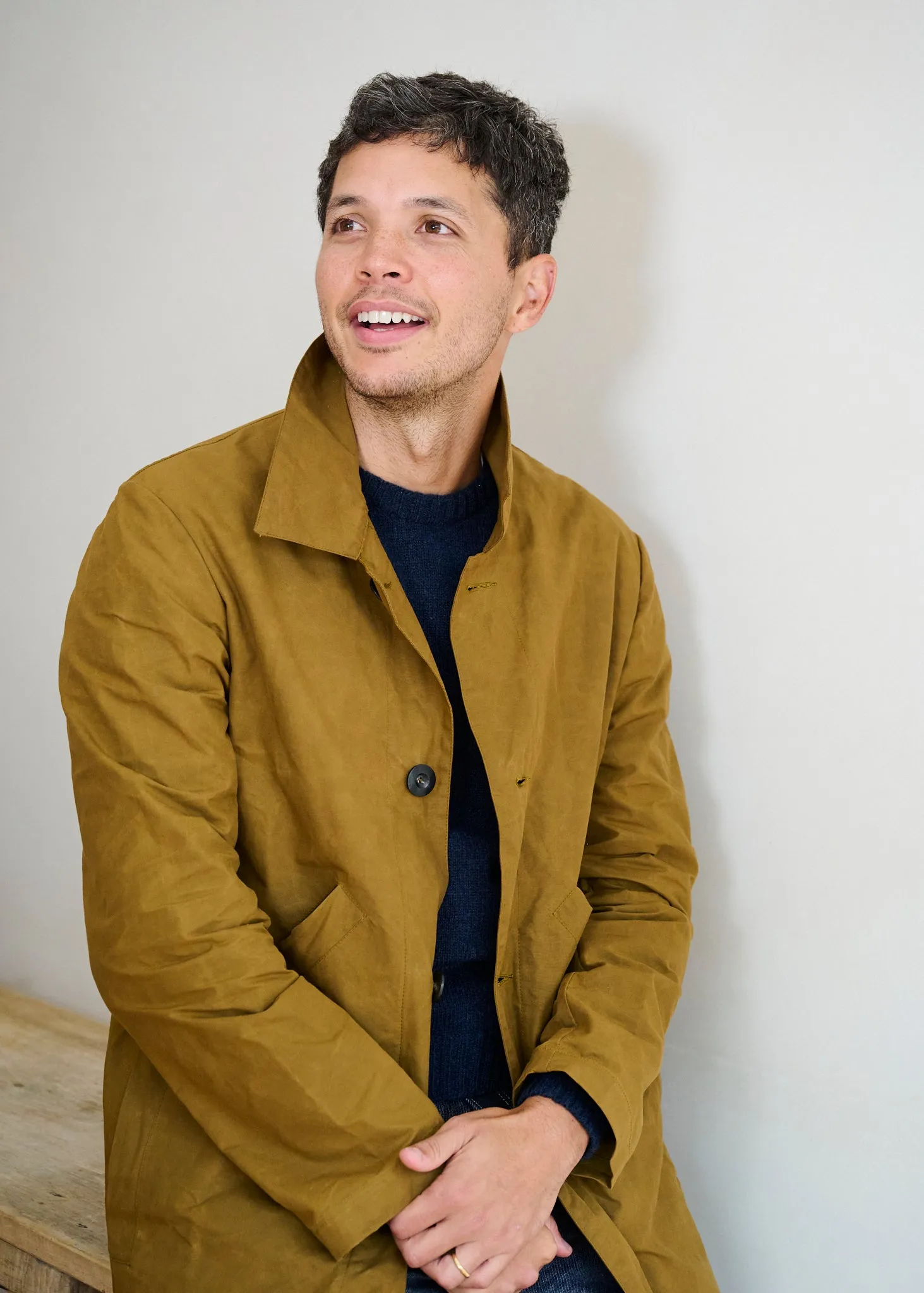 Men's dry waxed duster coat - Breen sold by Freight HHG product image thumbnail 3