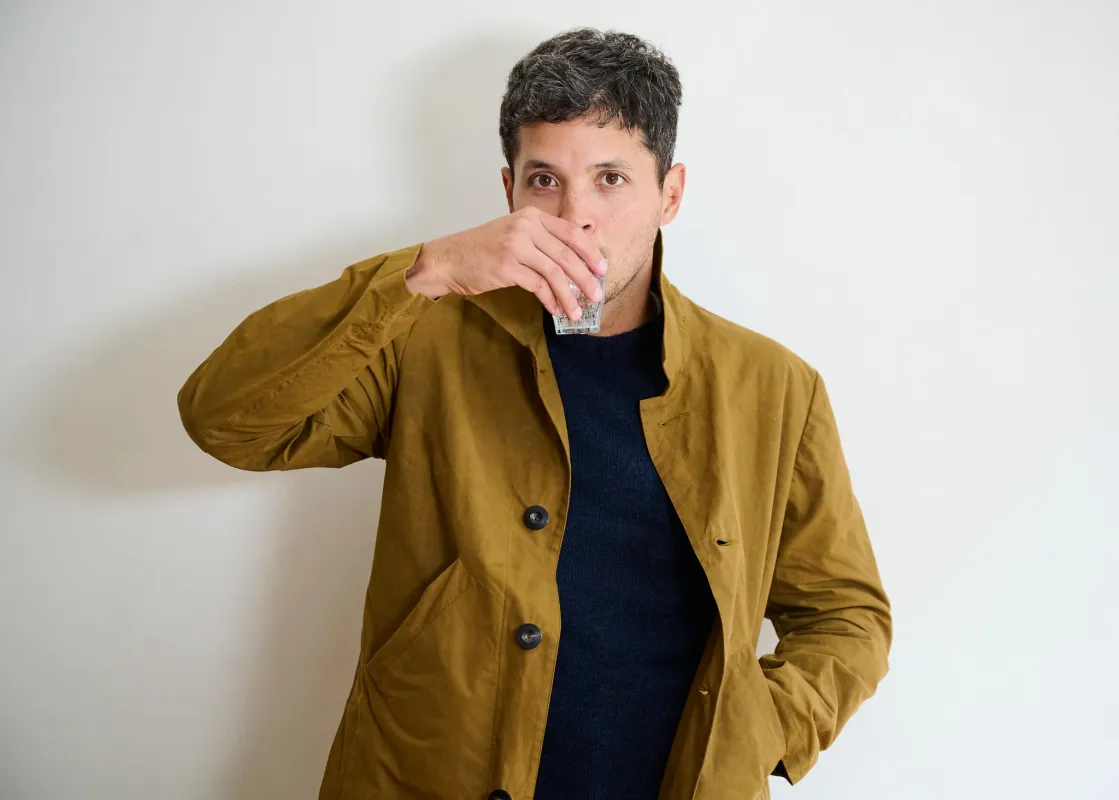Men's dry waxed duster coat - Breen made by Freight HHG