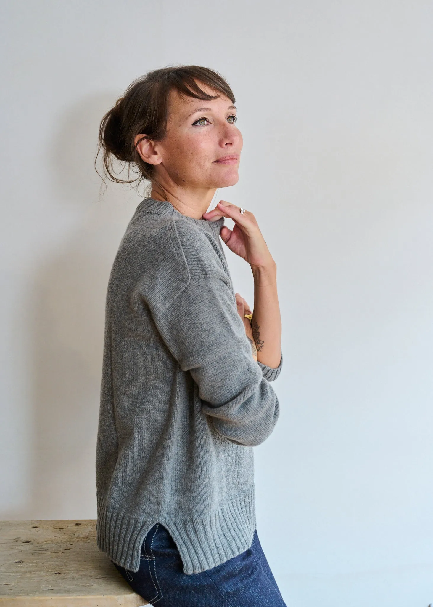 Women's Lambswool Cashmere Mix Crew Neck Jumper sold by Freight HHG product image thumbnail 2