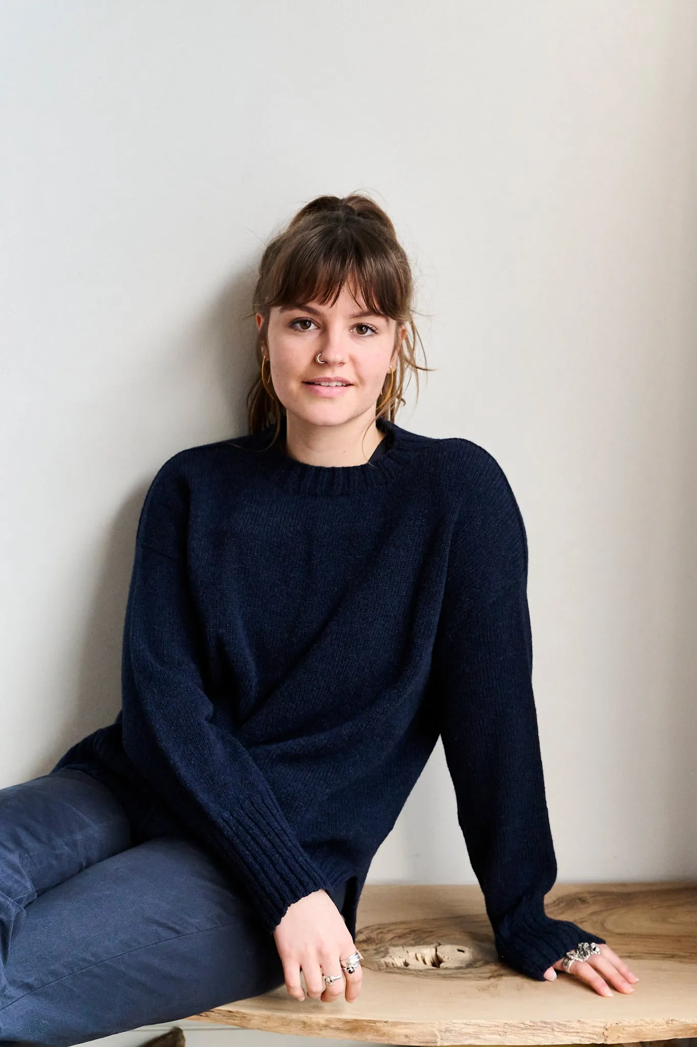 Women's Lambswool Cashmere Mix Crew Neck Jumper sold by Freight HHG product image thumbnail 3