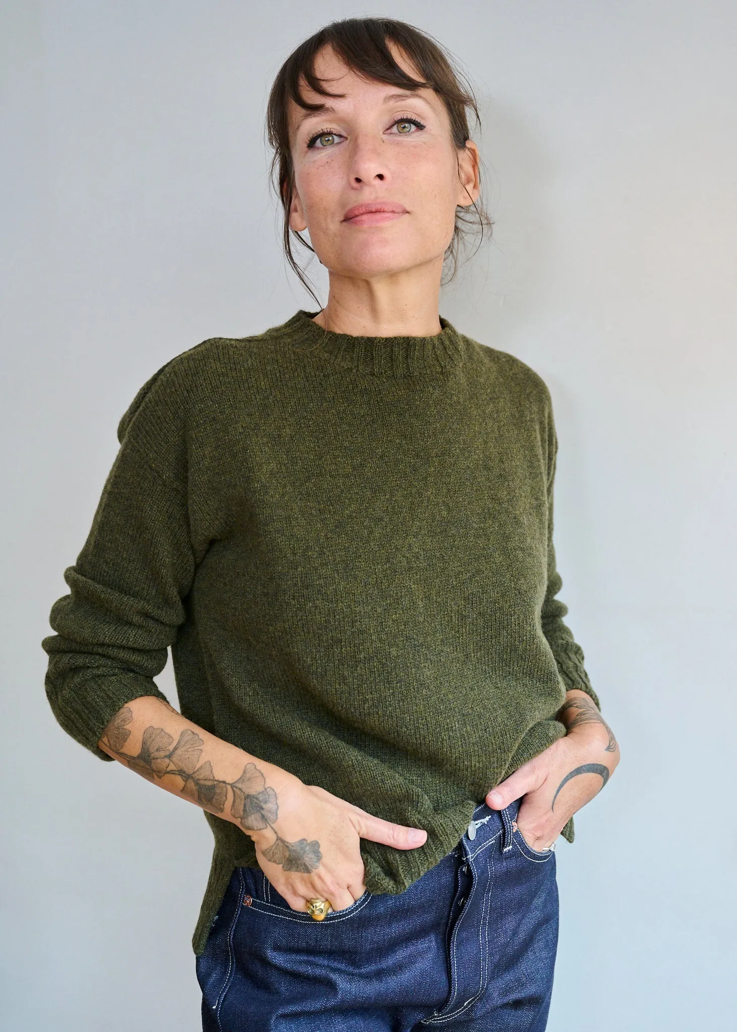 Women's Lambswool Cashmere Mix Crew Neck Jumper sold by Freight HHG