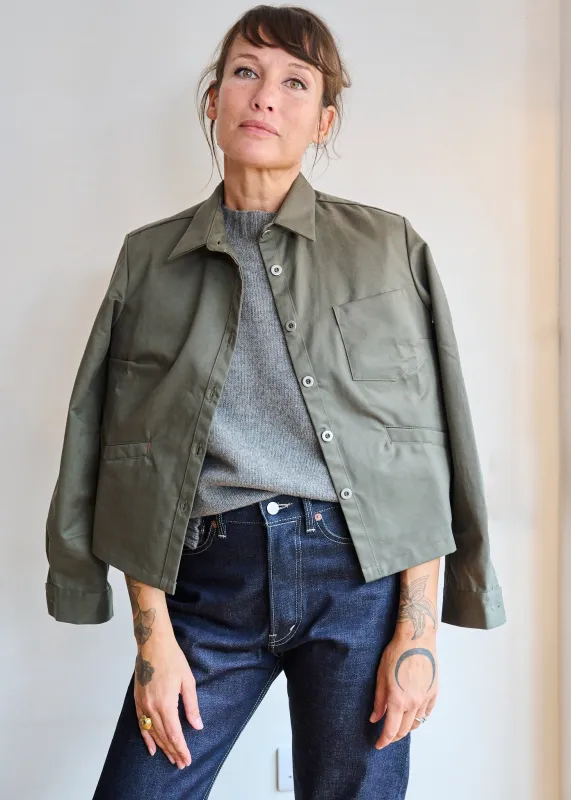 Cotton Drill Jacket - Lovat made by Freight HHG