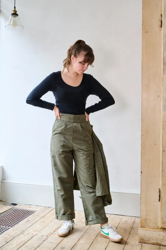 Viscose Merino mix Long Sleeve Top made by Freight HHG