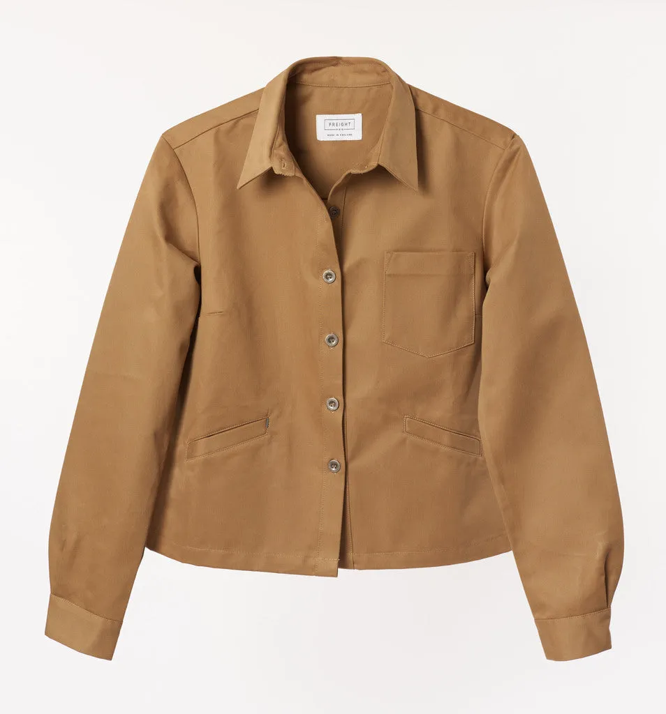 Cotton Drill Jacket in Khaki sold by Freight HHG product image thumbnail 3