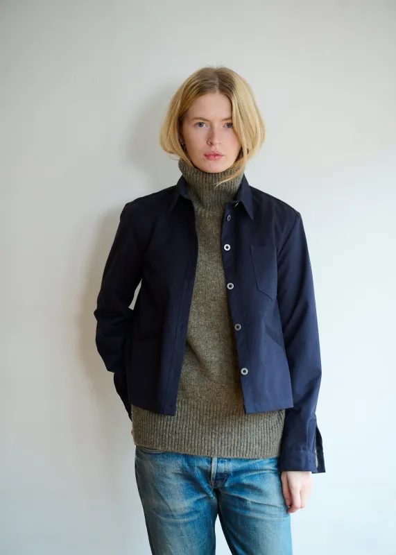 Cotton Drill Jacket - Navy made by Freight HHG