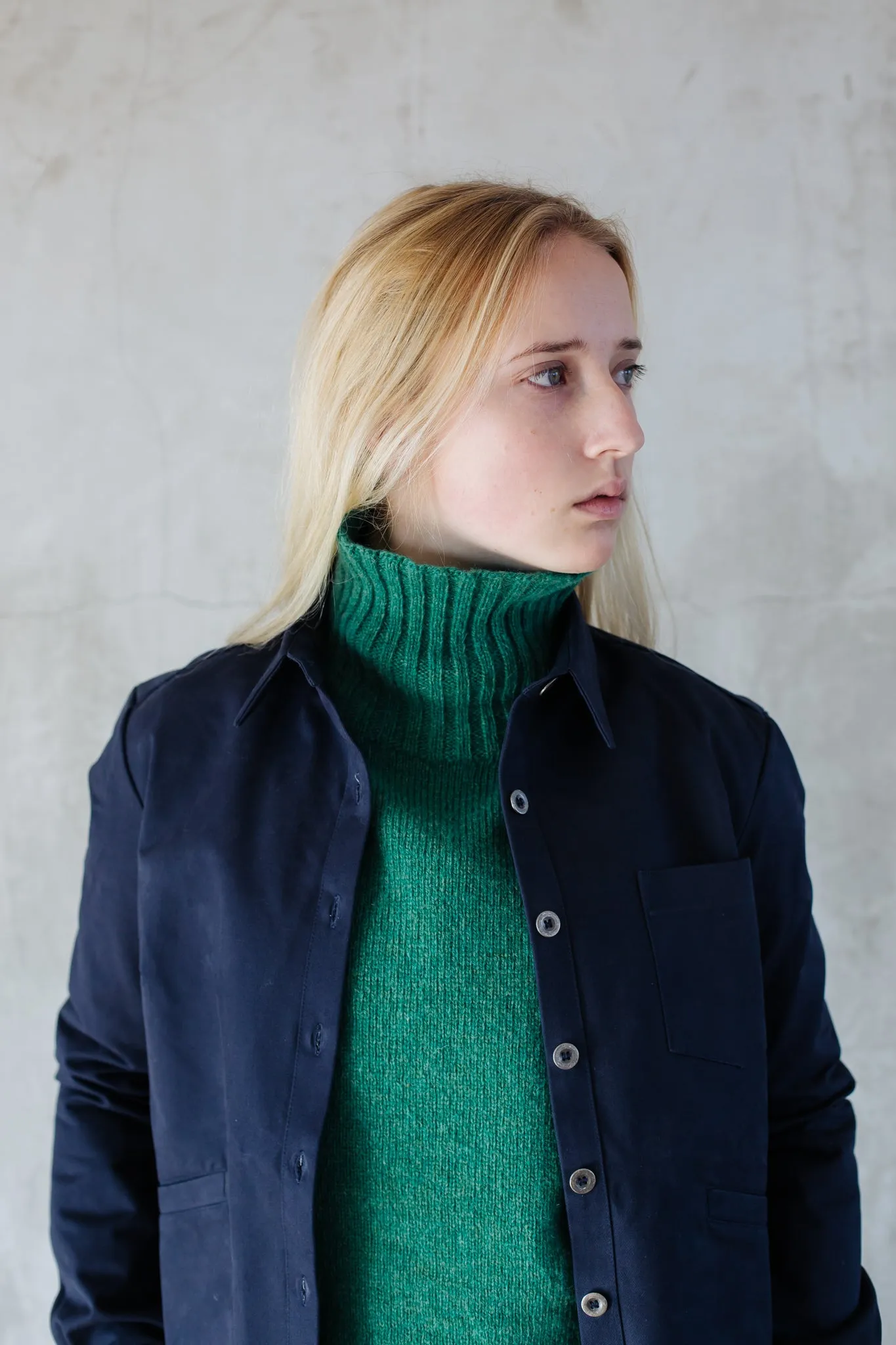 Cotton Drill Jacket - Navy sold by Freight HHG product image thumbnail 5