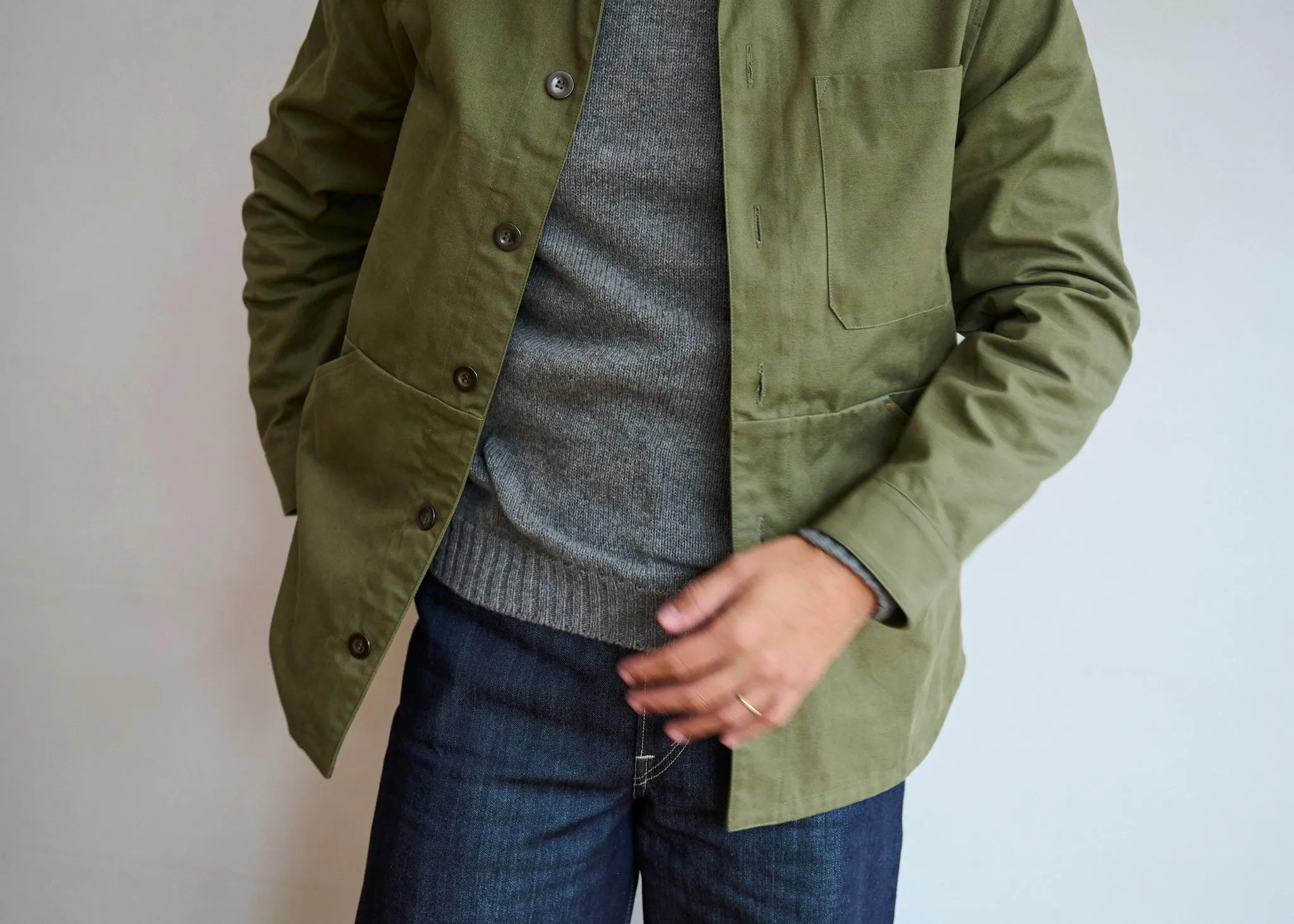 Men's Canvas Jacket in Lovat sold by Freight HHG product image thumbnail 2