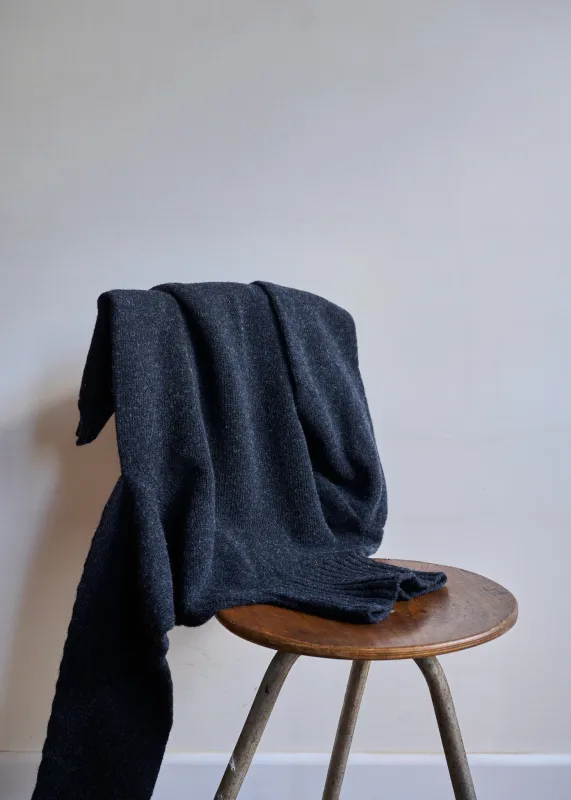 Men's Roll Neck Lambswool Plain Knit Jumper made by Freight HHG