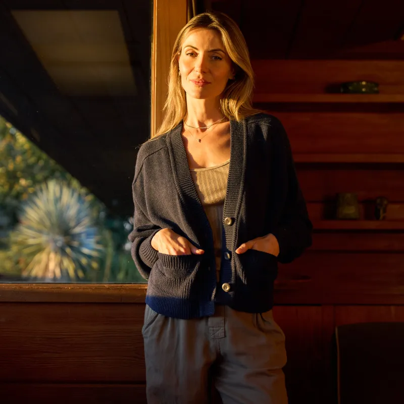 Slope Cropped Cardigan made by rowan