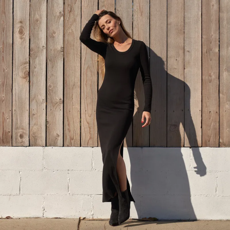 Dylan Long Sleeve Maxi Dress made by rowan