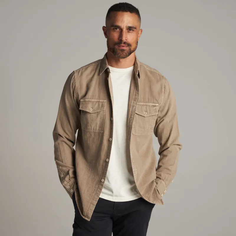 Leeds Double Layer Cotton Gauze Shirt made by rowan