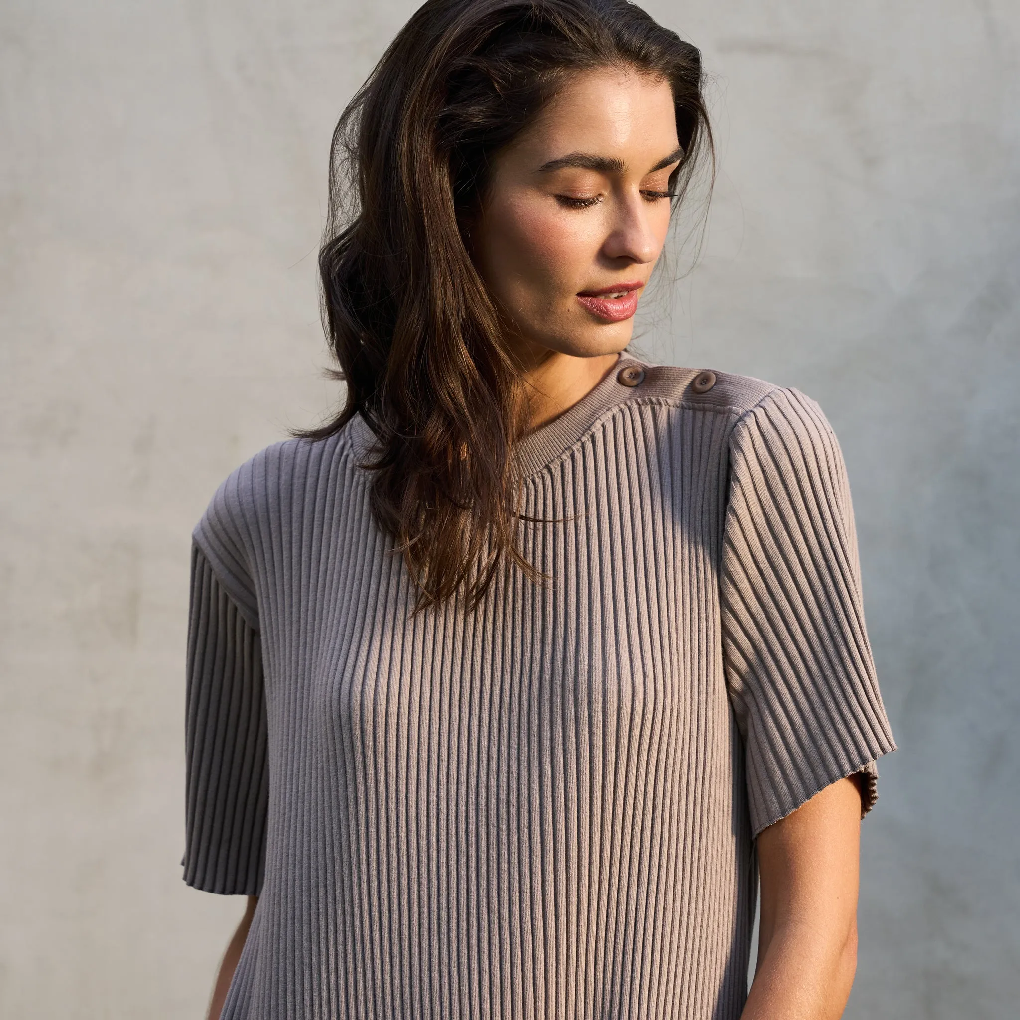 Alison Rib T-Shirt Dress sold by rowan product image thumbnail 5