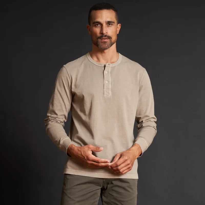 Midland Long Sleeve Henley made by rowan